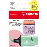 Textmarker STABILO® BOSS® MINI Pastellove